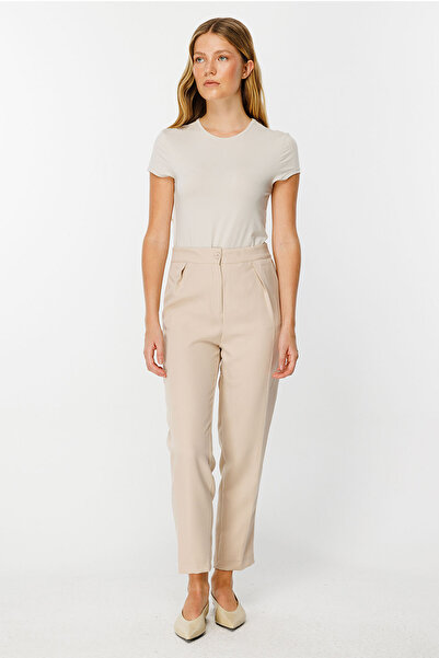 Hooopstore Carrot Cut Iron Trace Stone Trousers