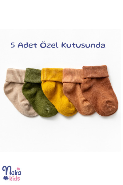 Naka Concept Little Steps 5-Piece Socks Set