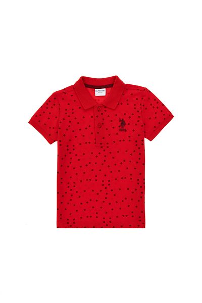 U.S. Polo Assn. Boy's Red T-Shirt 50295443 -Vr030