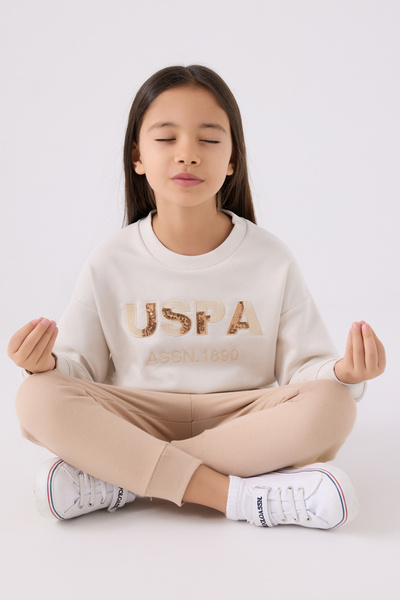 U.S. Polo Assn. Kız Çocuk Taş Pijama Takımı 50299747-VR049