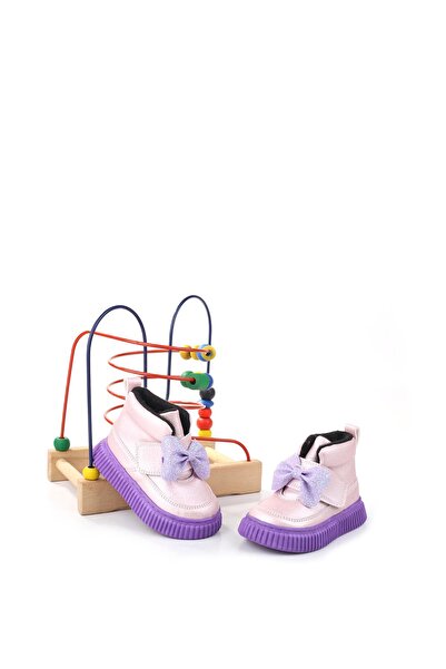 Walkenzo Arzn-4130 Cırtlı Kaymaz Taban Kız Bebek Bot