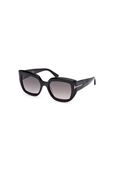 Tom Ford Tf 1192S 01B 53 Kadın Geometrik Siyah Kemik Güneş Gözlüğü