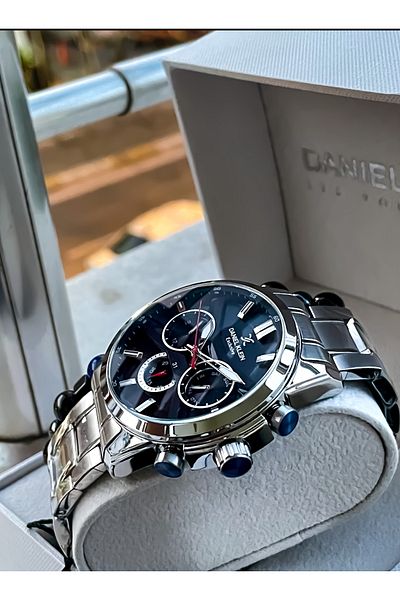 Daniel Klein All Functions Active Men's Steel Wrist Watch Bracelet