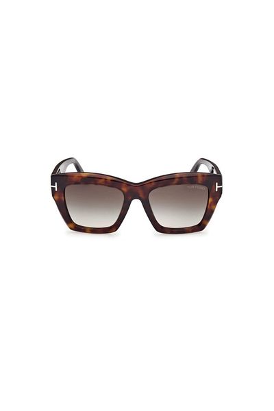 Tom Ford Tf 1191S 52B 52 Women's Square Gray Brown Bone Sunglasses