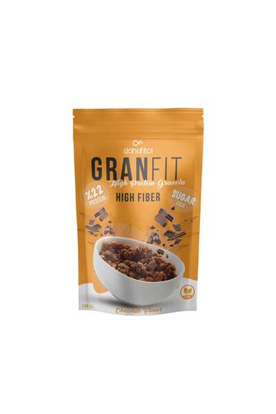 Dahafitol Granfit Çikolata Aromalı Yüksek Proteinli Şekersiz Granola 240 gr