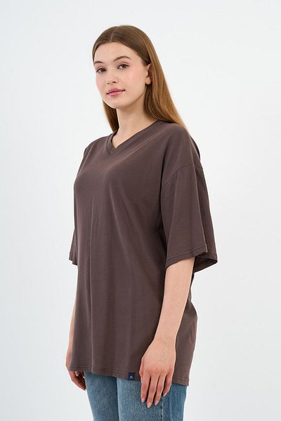 ALEXANDERGARDI V-Neck Oversize T-Shirt (E24-742A-Wn)