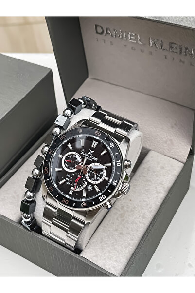 Daniel Klein Steel Original Sports Men's Wrist Watch, Bracelet