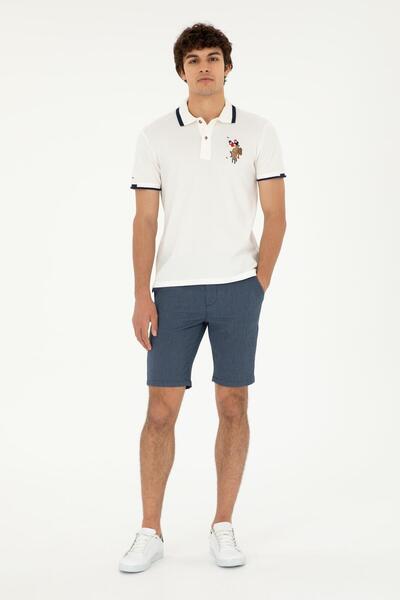 U.S. Polo Assn. Ανδρικό αθλητικό μπλουζάκι με λαιμόκοψη πόλο με λεπτή εφαρμογή U.S. POLO - 50279559-VR019