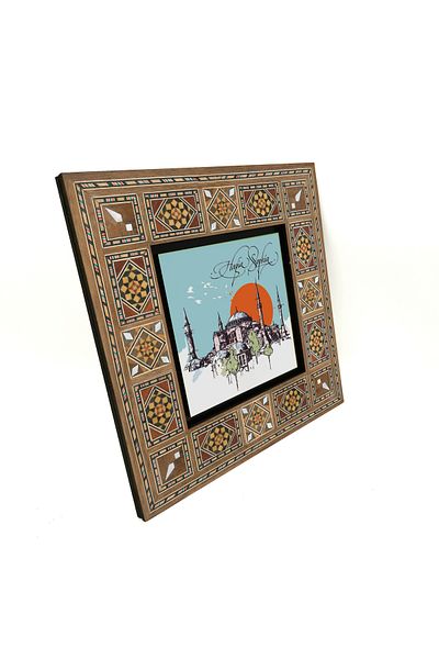 Sadrazam Masa MDF imprimata Moscheea Hagia Sofia 20x20 Krt-4