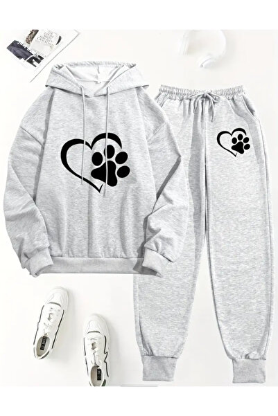 Marco Fresco Set de trening unisex cu imprimeu inimă în interior