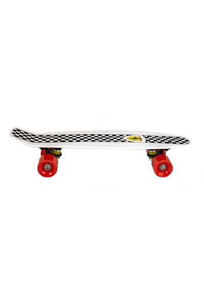 Ferrari Single Kick Skateboard with Non-Slip Surface , for Outdoor Sports, White