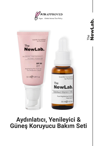 The NewLab Aydınlatıcı, Yenileyici ve Güneş Koruyucu Bakım Seti