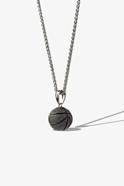 Herşey Nota Basket Topu Basketçi Hediye Paslanmaz Çelik Kolye Zincir ve Kolye...