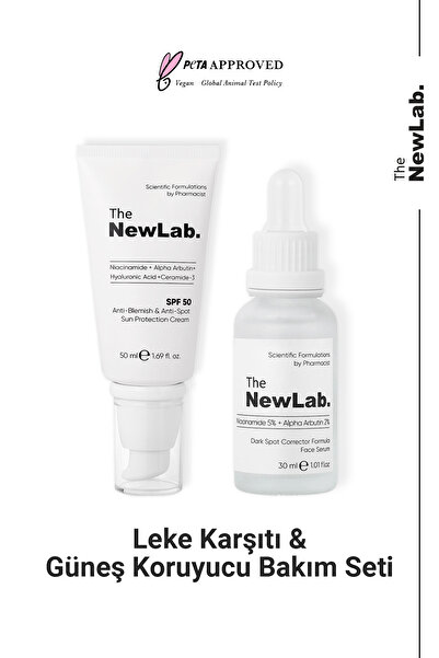 The NewLab Leke Karşıtı ve Güneş Koruyucu Bakım Seti