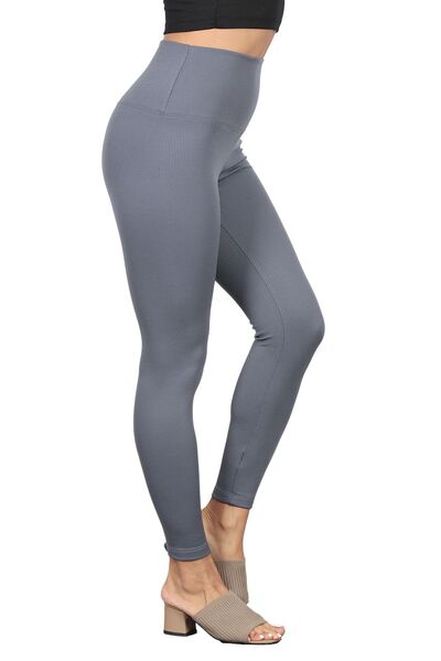 Miss couture Summer High Belt Ribbed Leggings