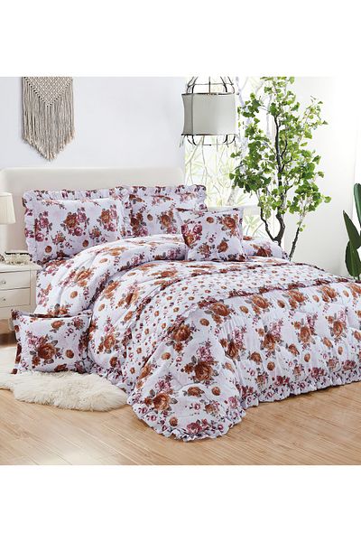 Generic Comforter Set 4 Piece Single Size Elegant Bedspread Lightweight Comforter Suitable for All Seasons