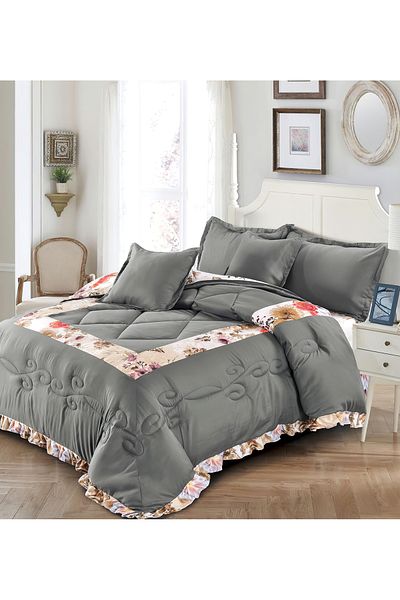 Generic Comforter Set King Size 6 Pieces Comforter Set Twin Unisex Bedding Set