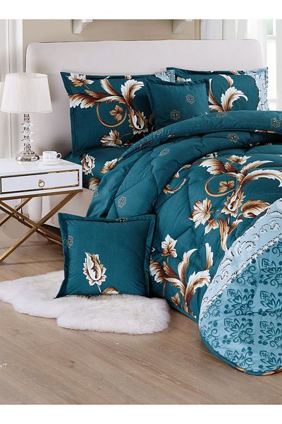 Generic Comforter Set 4 Piece Single Size Elegant Bedspread Lightweight Comforter Suitable for All Seasons
