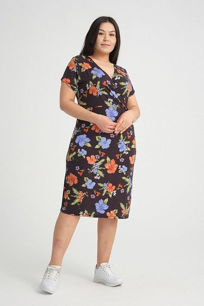 modayız Φόρεμα με διπλό γιακά Plus Size 37D-2542