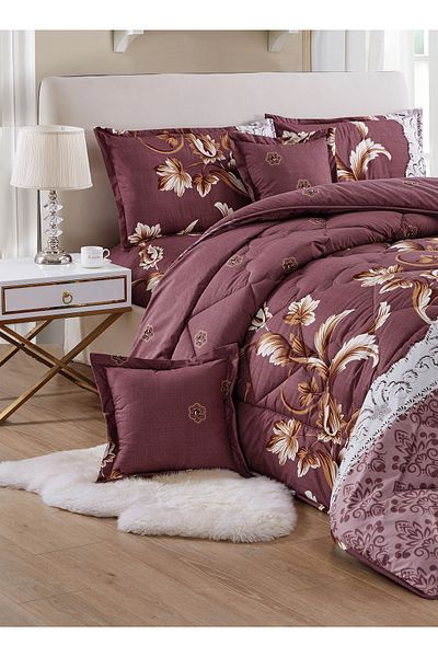 Generic Comforter Set 4 Piece Single Size Elegant Bedspread Lightweight Comforter Suitable for All Seasons