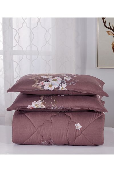 Generic Comforter Set 4 Piece Single Size Elegant Bedspread Lightweight Comforter Suitable for All Seasons
