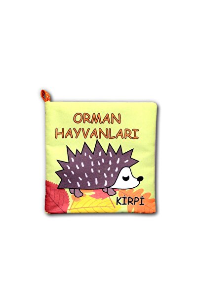 Tox Orman Hayvanları Kumaş Sessiz Kitap T055 - Bez Kitap , Eğitici Oyuncak , ...