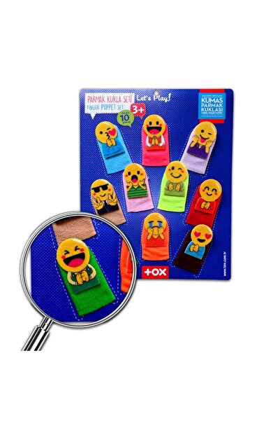 Tox Emojis 10 Pieces Finger Puppet, Educational Toy T106