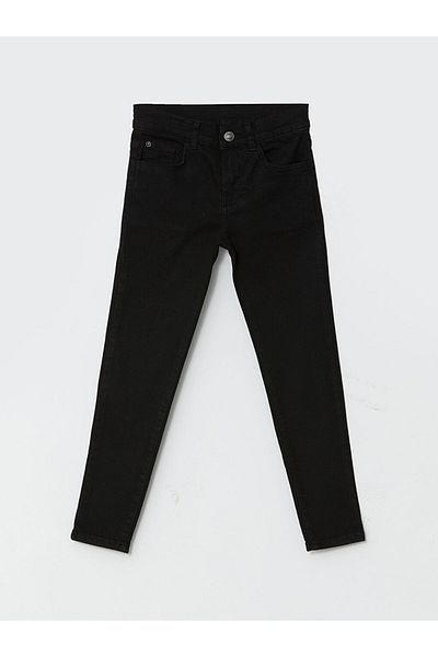 LC Waikiki Pantaloni de jeans pentru băieți cu talie elastică reglabilă - S52939Z4