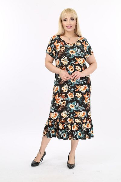 Moday Φόρεμα με μοτίβο Elegance Plus Size 30a-2093