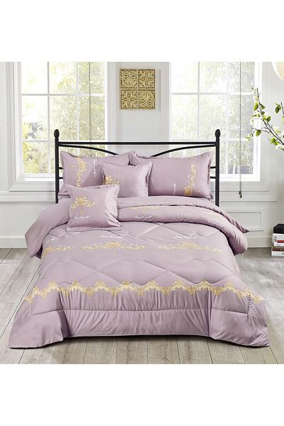 Generic Comforter Set King Size 6 Pieces Comforter Set Twin Unisex Bedding Set