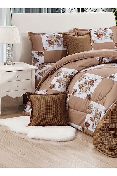 Generic Comforter Set 4 Piece Single Size Elegant Bedspread Lightweight Comforter Suitable for All Seasons