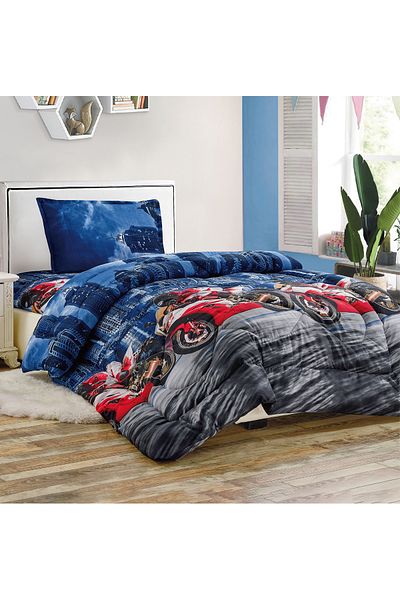 Generic 3 Piece Single Crib Bedding Set, Lightweight Comforter, Suitable for All Seasons