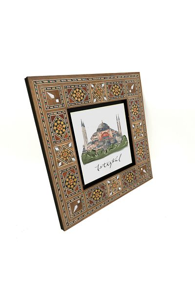 Sadrazam Masa MDF imprimata Moscheea Hagia Sofia 20x20 Krt-6