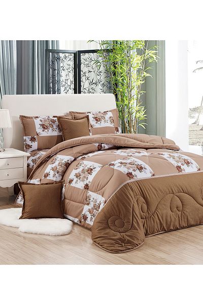 Generic Comforter Set 4 Piece Single Size Elegant Bedspread Lightweight Comforter Suitable for All Seasons