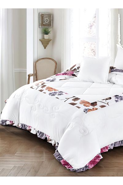 Generic Comforter Set 4 Piece Single Size Elegant Bedspread Lightweight Comforter Suitable for All Seasons