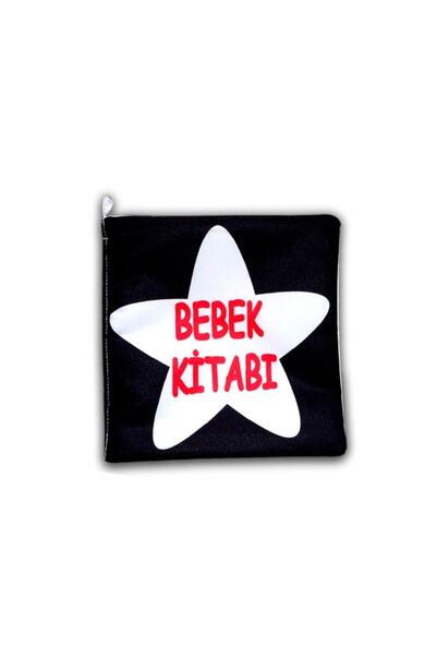 Tox Bebek Siyah-Beyaz Kumaş Sessiz Kitap T060 - Bez Kitap , Eğitici Oyuncak ,...