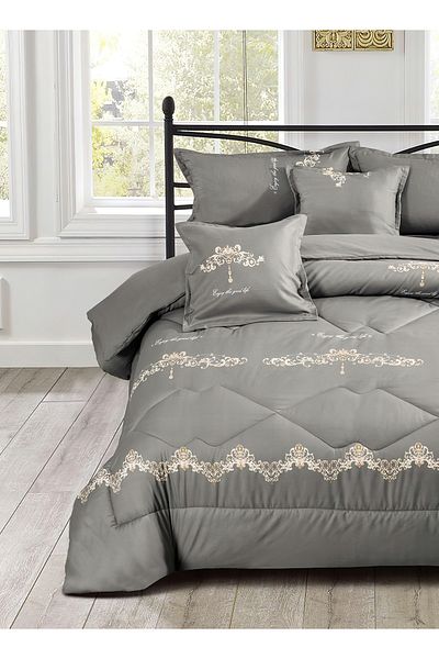 Generic Comforter Set 4 Piece Single Size Elegant Bedspread Lightweight Comforter Suitable for All Seasons