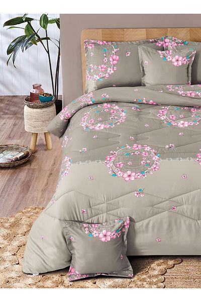 Generic Comforter Set 4 Piece Single Size Elegant Bedspread Lightweight Comforter Suitable for All Seasons