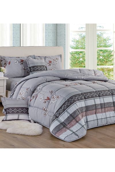 Generic Comforter Set King Size 6 Pieces Comforter Set Twin Unisex Bedding Set