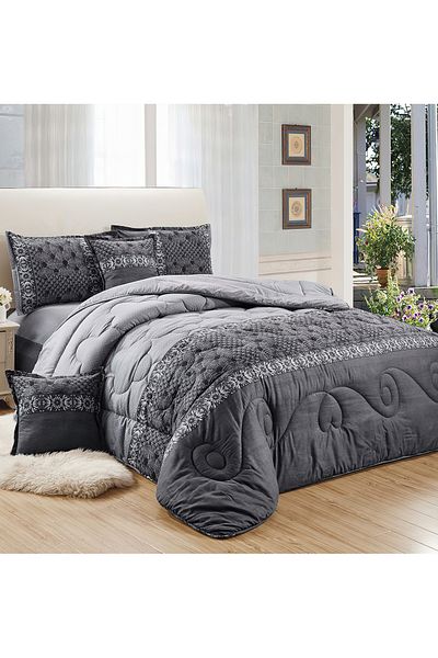 Generic Comforter Set 4 Piece Single Size Elegant Bedspread Lightweight Comforter Suitable for All Seasons