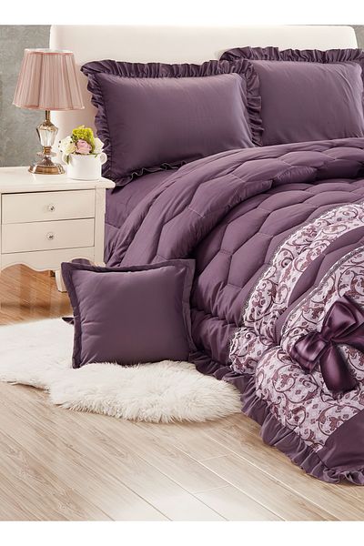 Generic Comforter Set 4 Piece Single Size Elegant Bedspread Lightweight Comforter Suitable for All Seasons