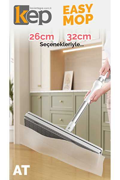Kavi Entegre Plastik Easy Mop 32 Cm 4XL- Otomatik Bez Yakalayan Mop - Click Mop