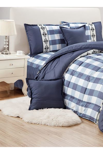 Generic Comforter Set King Size 6 Pieces Comforter Set Twin Unisex Bedding Set