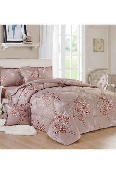 Generic Comforter Set 4 Piece Single Size Elegant Bedspread Lightweight Comforter Suitable for All Seasons