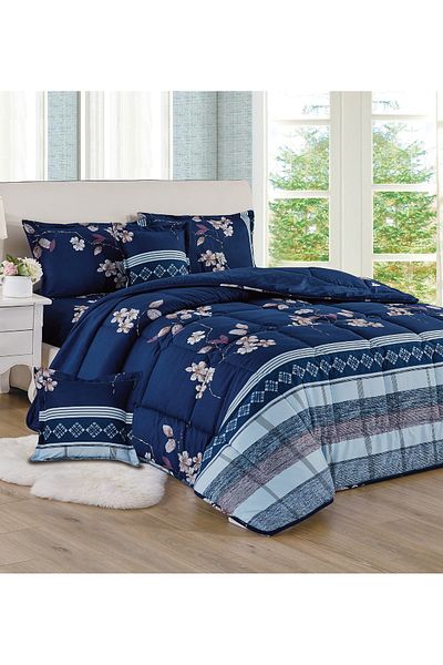Generic Comforter Set King Size 6 Pieces Comforter Set Twin Unisex Bedding Set