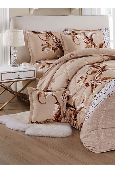 Generic Comforter Set 4 Piece Single Size Elegant Bedspread Lightweight Comforter Suitable for All Seasons