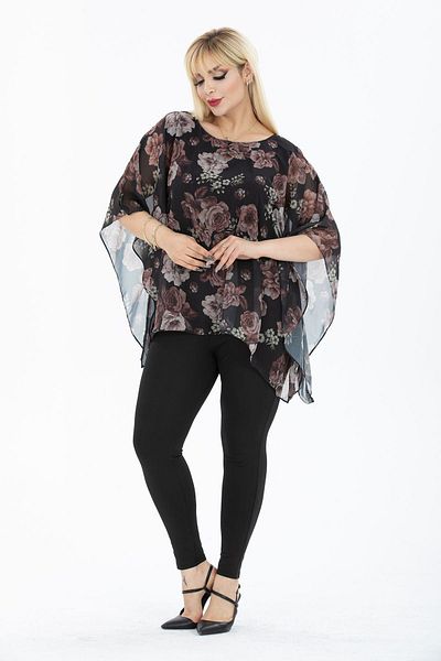 modayız Large Size Chiffon Blouse 3F-2439