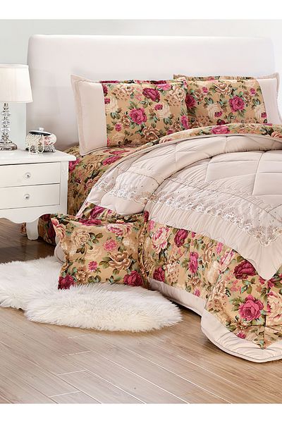 Generic Comforter Set 4 Piece Single Size Elegant Bedspread Lightweight Comforter Suitable for All Seasons