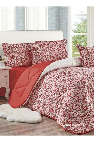 Generic Comforter Set 4 Piece Single Size Elegant Bedspread Lightweight Comforter Suitable for All Seasons