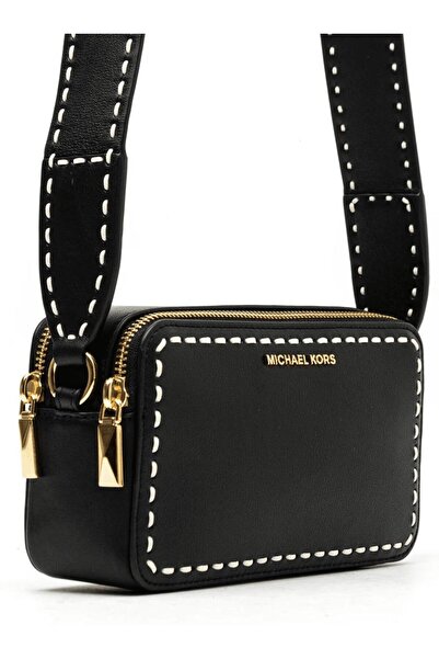 Michael Kors Jet Set Contrast Stitch Crossbody Bag 32t4gj6c1l